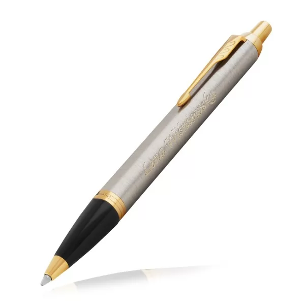 Długopis Parker IM Brushed Metal GT, możliwość umieszczenia graweru
