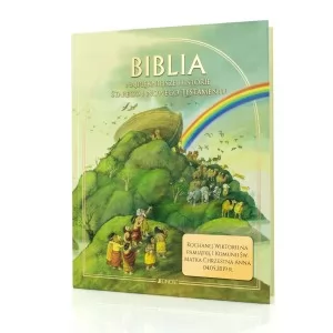 biblia dla dzieci z grawerem na pierwszą komunię