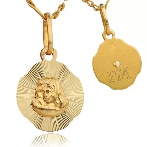 medalik ze złota 585 na prezent