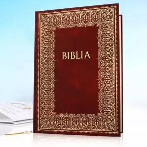 biblia na prezent komunijny z personalizacją